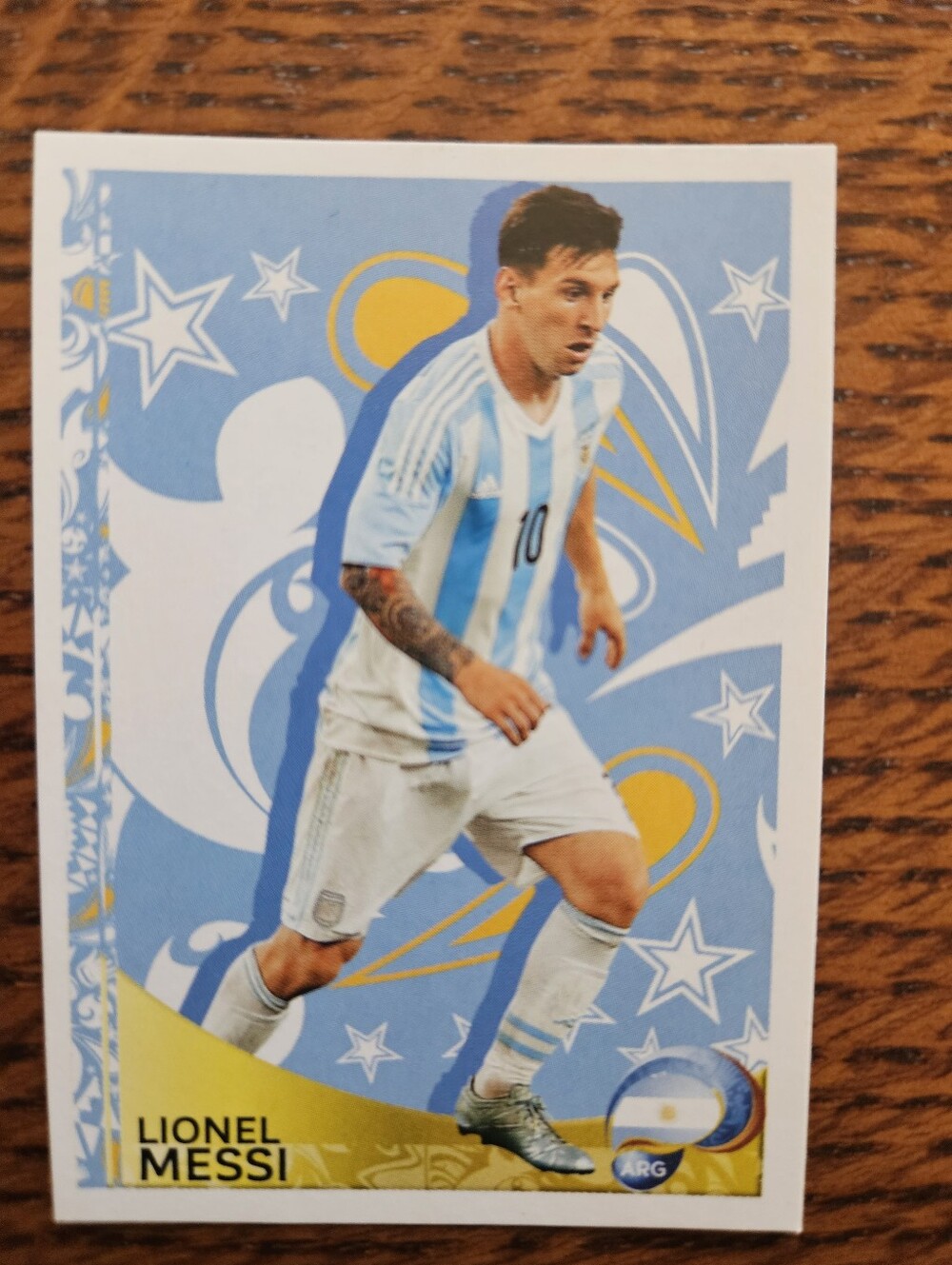 Lionel Messi Panini Copa America Centenario Sticker.